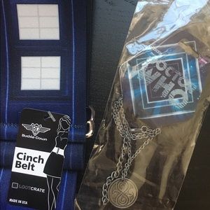 Clever Girl Doctor Who Dress Cinch Belt Bundle